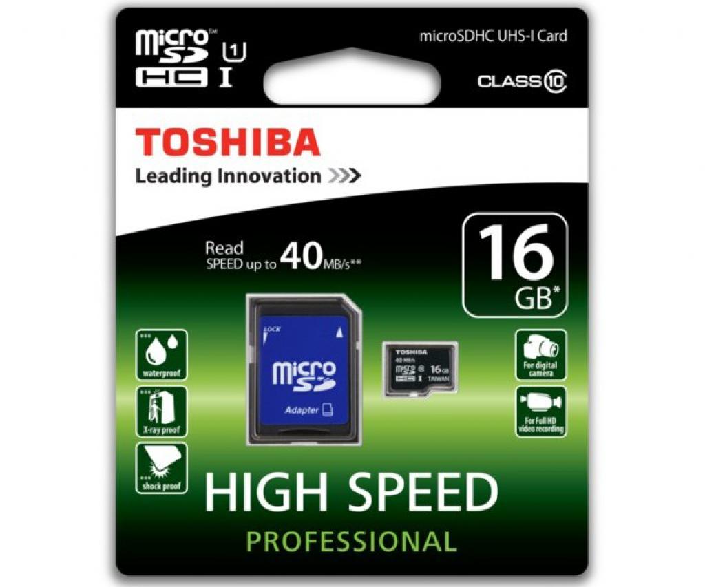 کارت حافظه Toshiba MicroSD UHS 16G
