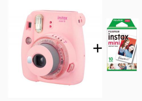 دوربین چاپ سریع Fujifilm Instax Mini 9 با کاغذ 10 تایی مینی