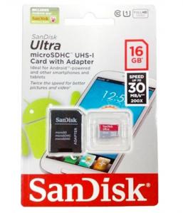 کارت حافظه SanDisk Ultra MicroSDHC 16G