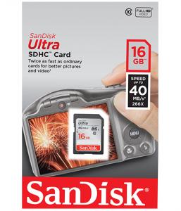 کارت حافظه SanDisk Ultra SDHC 16GB 266X