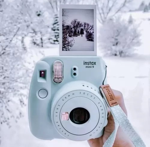  دوربین چاپ سریع آبی Fujifilm Instax Mini 9  