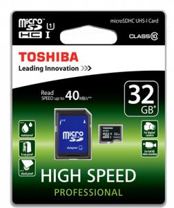 کارت حافظه Toshiba MicroSD UHS 32G