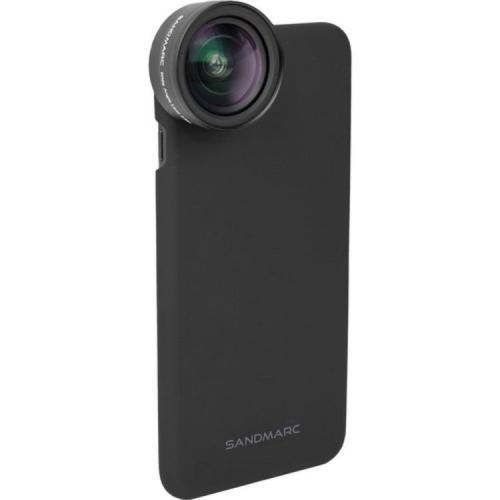 لنز موبایل سندمارک Sandmarc Wide-Angle Lens with clip & Case For Iphone 7Plus/8plus