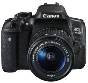  دوربین حرفه ای کانن  135-18 ( Canon 750D (Rebel T6i  