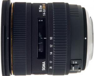  	لنز   Sigma10 - 20mm f/4 - 5.6 EX DC HSM 