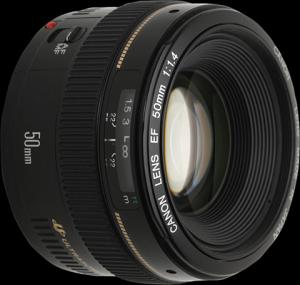   	  لنز کانن Canon EF 50mm F1.4 USM   